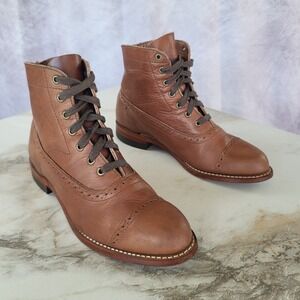 Wolverine 1000 Mile Size 8.5 B Women's Cap Toe Boots